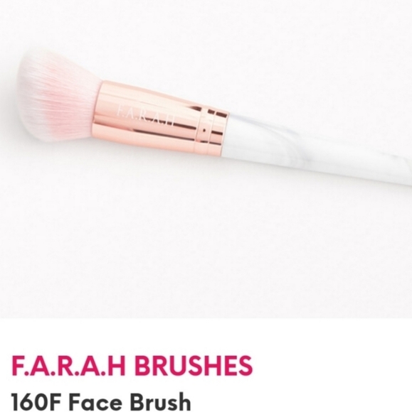 FARAH Face Brush 160F Angled Soft Dense Vegan - Picture 2 of 14